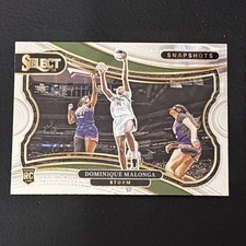 2025 #17 Dominique Malonga Panini Select WNBA Snapshots Insert Seattle Storm RC