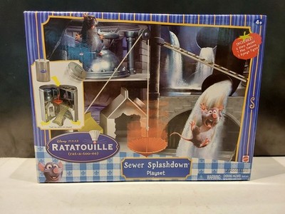Disney Pixar RATATOUILLE SEWER SPLASHDOWN PLAYSET Mattel L4970 RARE NEW