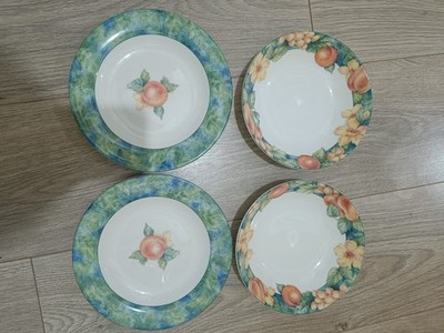 St Michael's Millbrook Schalen & Beilagenteller X2 Obst Design 90er Dekor Cottagecore
