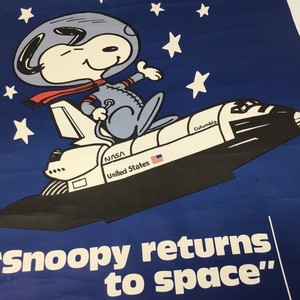 珍品アンティークSNOOPYスヌーピーアストロポスターNASA NASA Snoopy | eBay