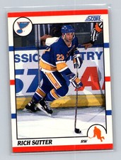 1990-91 Score American #281 Rich Sutter St. Louis Blues