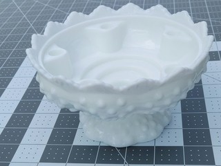 Fenton Hobnail Six Taper Milk Glass Candle Holder