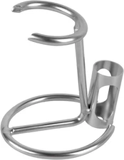 Linkidea Razor Holder Stand, Stainless Steel Shaving Rack for Men's Silver 