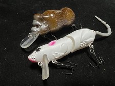 Topwater set, no-brand lure, Spro Rat style, Gong style, un, for bass fishing