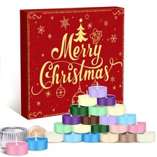Candle Advent Calendar 2025 for Adults Women 24 Days of Christmas
