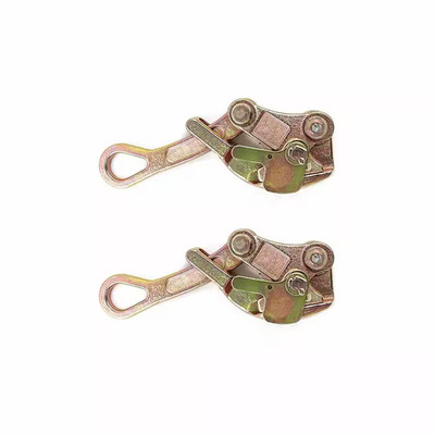 2-Pack Cable Grip Steel Rope Jaw Puller for Wire Rope Max Load 4408 Lbs. Alloy S