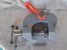 Campbell MERRILL Lifting Clamp SAC 3 Screw Adjusting Cam Grip 0-2", 3 tons MINT!