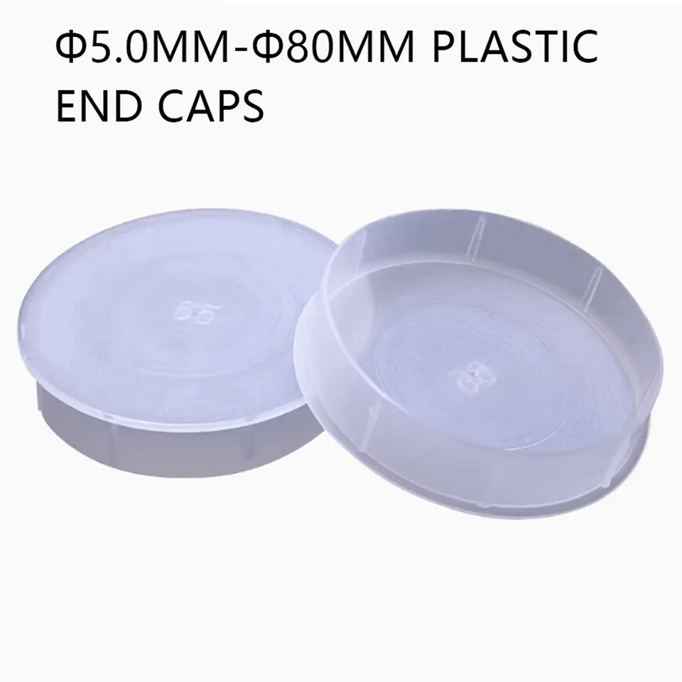 Plastic End Caps For Pipe Fitting Inserts Bungs Inserts Plug /Clear Φ5.0-80mm - Bild 1 von 4