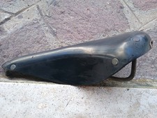 1970s Saddle Black Leather Road GLR Bianchi Masi Colnago Italy Qty 1 As Is