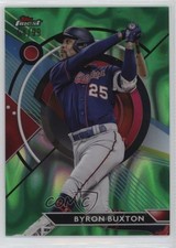 2023 Topps Finest Green Lava Refractor 64/99 Byron Buxton #98 10cj