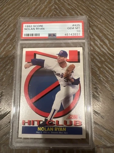 1992 Score - No Hit Club Nolan Ryan #425