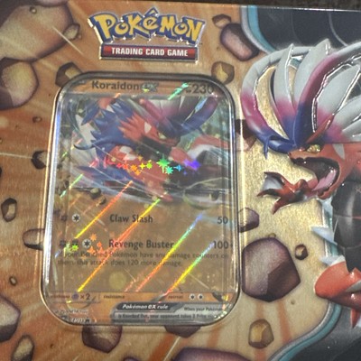 pokemon trading card games slashing legends tin Pokémon TCG Slashing Legends Tin – Zacian ex en Koraidon ex – Holo Grail