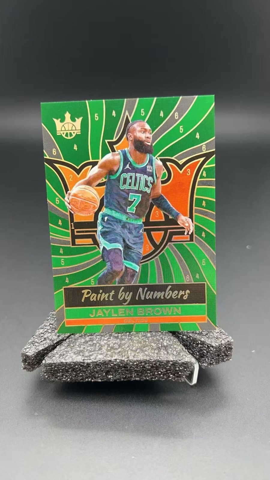 2024-25 Panini Court Kings Jaylen Brown Paint by Numbers Celtics #12800 S