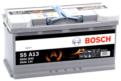 BOSCH S5 A13 Autobatterie Starterbatterie 12V 95Ah 850A AGM für Start-Stop
