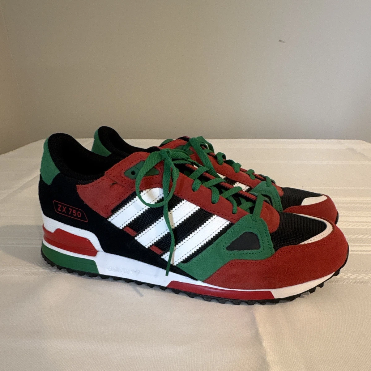 adidas ZX 750 Red Green for Sale | Authenticity Guaranteed | eBay