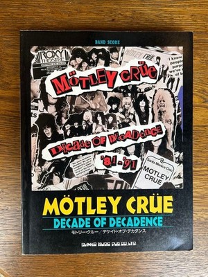 Seltene Mötley Crüe BScore Decade Decadence Noten nf