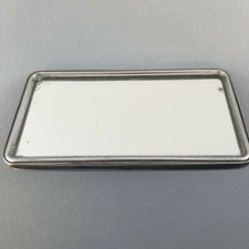 1930s 1940s 50s Chrome Exterior Sideview Rectangular Mirror Fender Vintage 1930s 1940s 50s Chrome Exterior Sideview Rectangular Mirror Fender Vintage