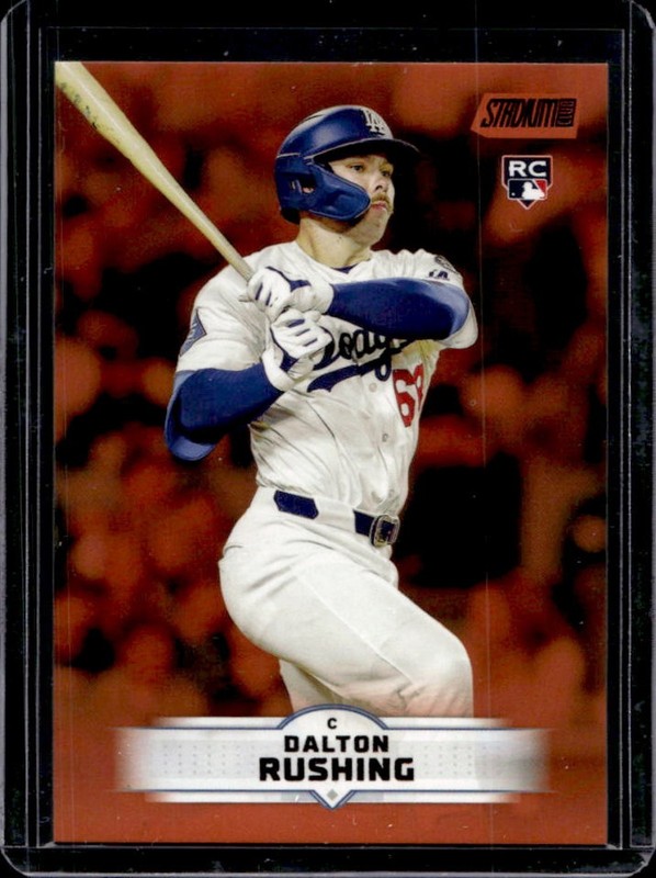 2025 Topps Stadium Club Dalton Rushing RC Bronze Foil Rookie #154 Dodgers