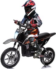 36V Electric Dirt Bike for Kids 8 Motorcycle Toy Motocross 15.5 MPH Range 350W