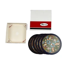 Pimpernel Morris & Co Strawberry Thief Blue Coasters - Set of 6