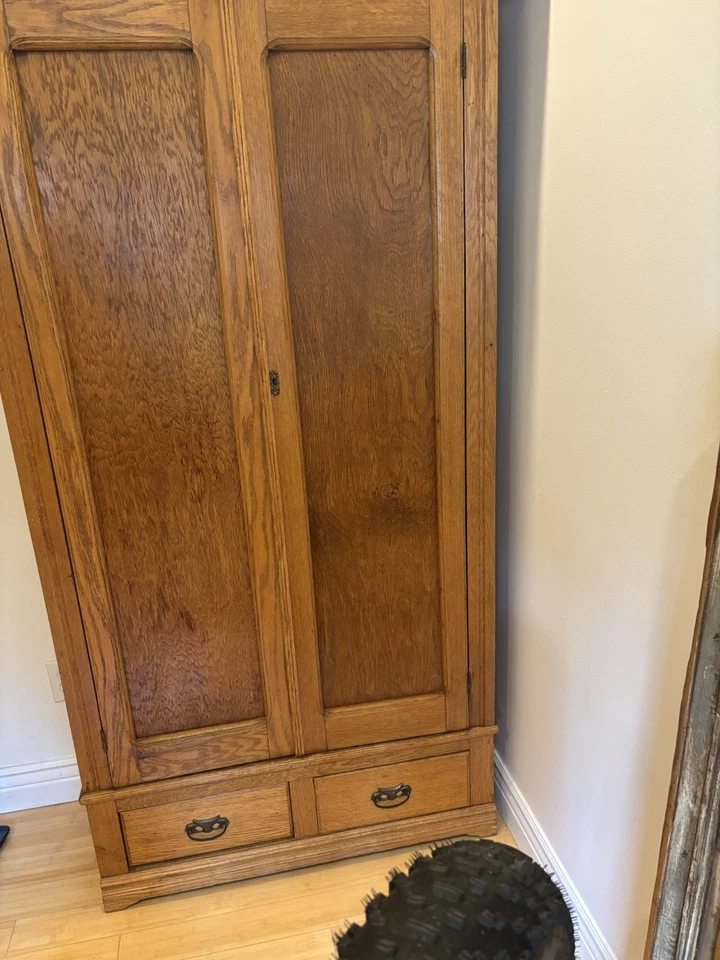 Eastlake Circa 1880 Wardrobe - Image 2 of 4