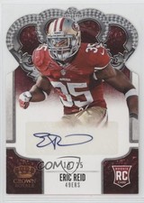 2013 Panini Crown Royale Silver Die-Cut Signatures 15/25 Eric Reid #139 Auto 0v0