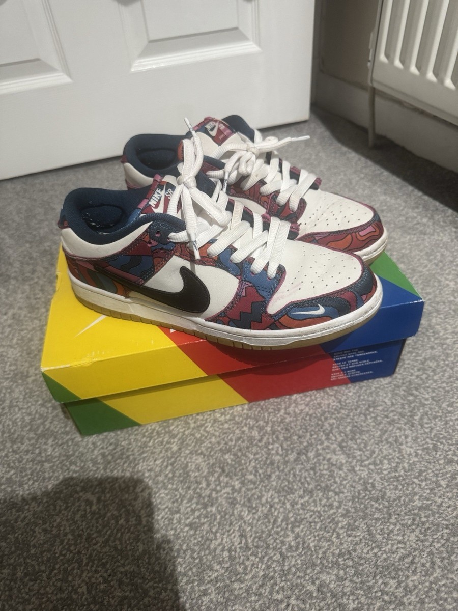 Nike Dunk Low Pro SB x Parra Abstract Art UK USED Good