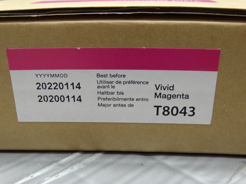 Epson T8043 Vivid Magenta Genuine Ink Cartridge 700ml for SC-P9000/7000/6000 - 第 3/8 張圖片