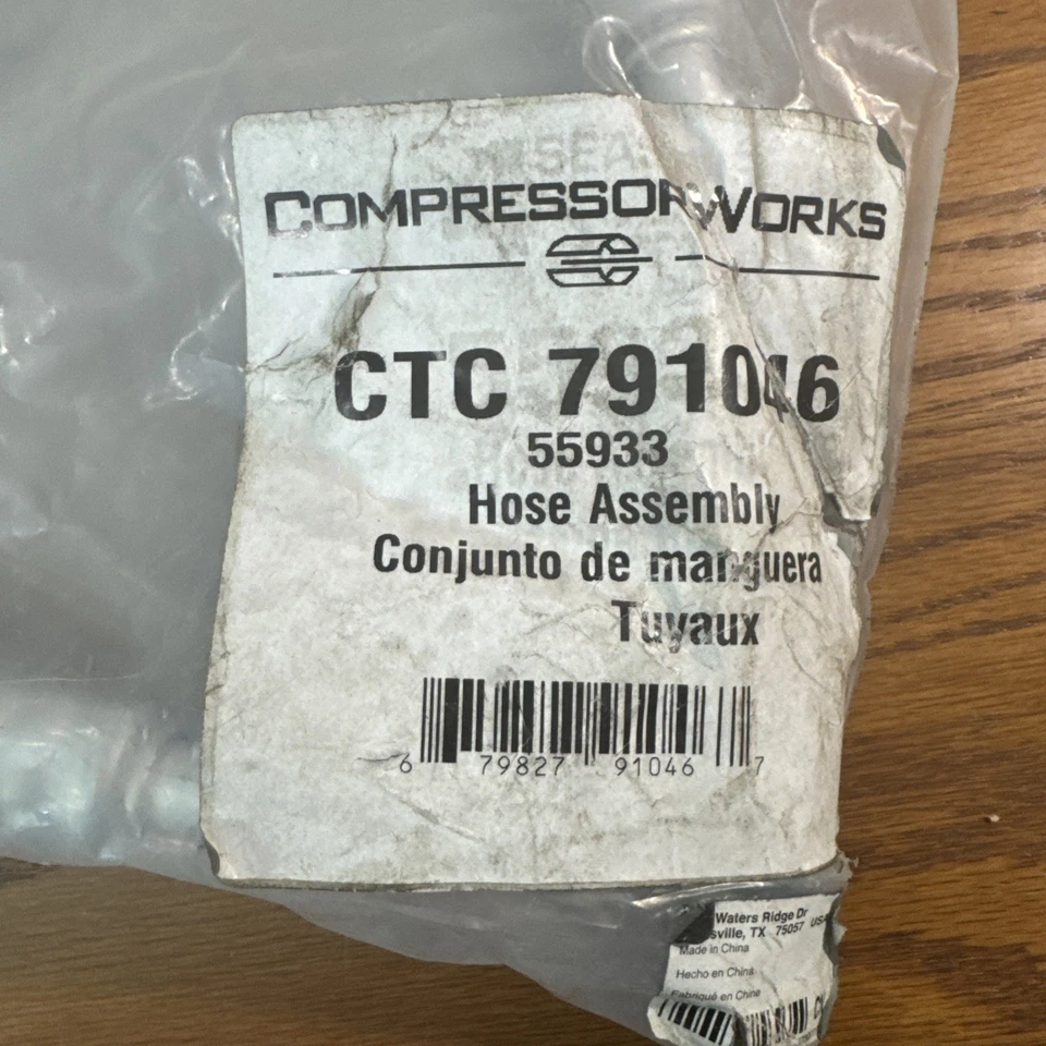 A/C Liquid Line with Orifice Tube-Hose Assembly CompressorWorks 55933 - Image 2 of 3