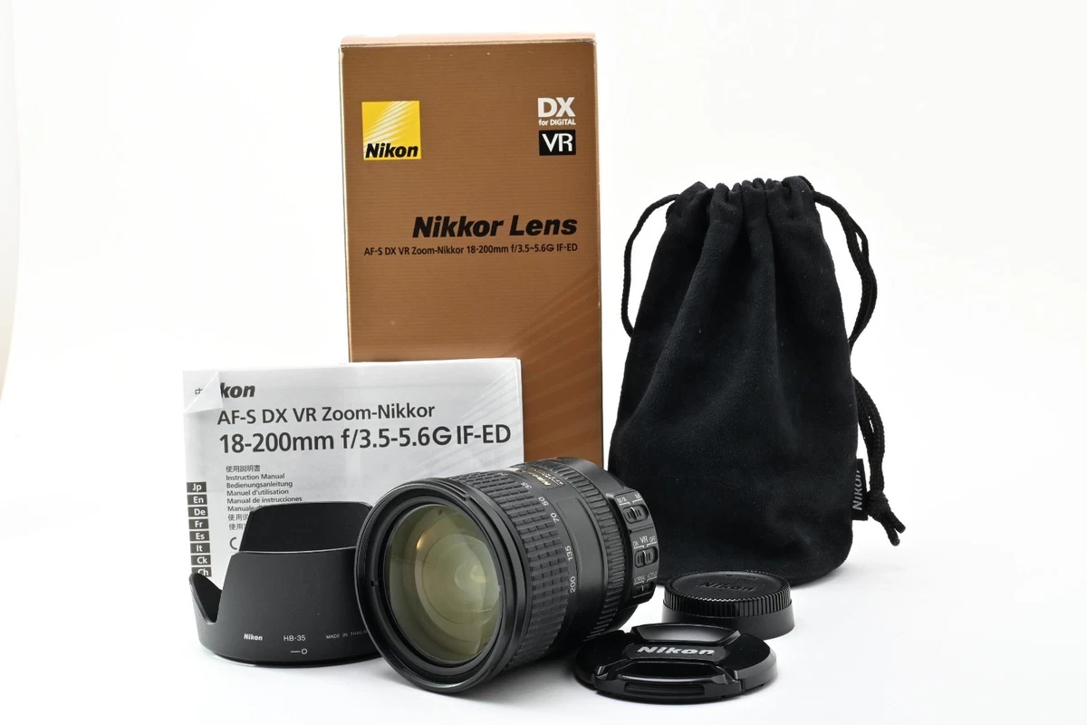 Nikon NIKKOR AF-S 18-200mm Focal Camera Lenses for sale | eBay