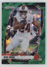 2024 Panini Prizm Green Ice Prizm Nick Chubb #65 1kx5