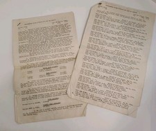 1933 CCC Special Orders 105+106 Fort Sam Houston Camp Bullis Roster TX