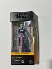 Asajj Ventress Star Wars Action Figure Clone Wars Hasbro Black Series BNIB