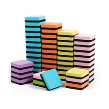 24/48 Pcs Dry Erases Erasers Whiteboard Eraser Chalkboard Cleaner For School