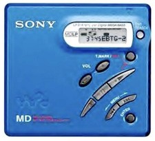 Sony Portable MiniDisc MD Player/Recorder - Blue MZ-R500PC/LM2 