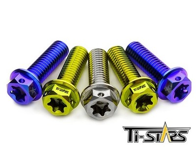 Bolt Screw M10x1.5 Torx Titanium Forge GR5 Diamond torx hex star 20mm-80mm x1