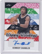2025 Leaf Happy Holidays Kennedy Chandler  Autograph #BA-KC2