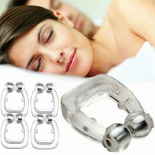 Anti Snore Magnetic Silicone Fit Nose Clip Stop Snoring Apnea Aid Device Stopper