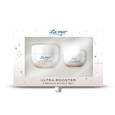 La mer Ultra Booster Premium Effect Geschenk-Set | Tagescreme 50 ml | Nachtcreme