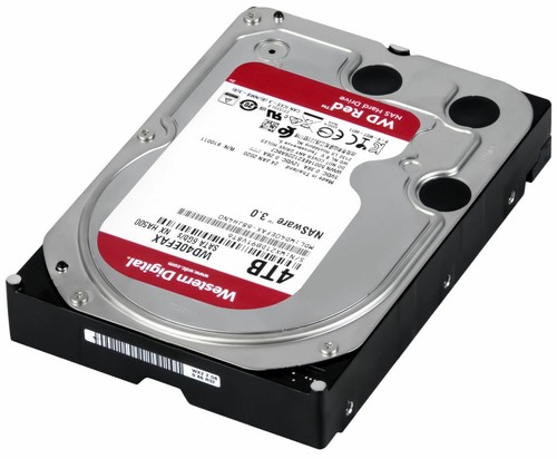 Disque WD Rouge 4TB 5400U/Min 256MB SATA III WD40EFAX NASWARE 3.0 NX Ha500 3.5 - Photo 3/5