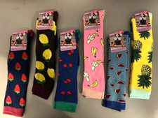 Ladies Womens Long Knee High Thick Wellington Welly Boot Socks Festival Size 4/7