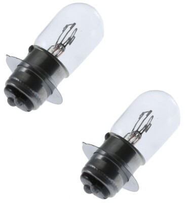 2X 12V 25/25W T19 PX15D GLÜHBIRNE MOTORRAD MOPED ROLLER GLÜHLAMPE SCHEINWERFER