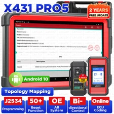 2025 LAUNCH X431 PRO 5 PAD V Car Diagnostic Scanner J2534 Programming Key Coding