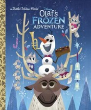 Olaf's Frozen Adventure Little Golden Book Disney Frozen - Hardcover - GOOD