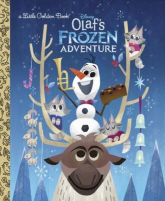 Olaf's Frozen Adventure Little Golden Book (Disney Frozen) - Hardcover - GOOD