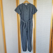 Brandon Maxwell X Walmart Jumpsuit Free Assembly Chambray Belted Jogger Girls XL