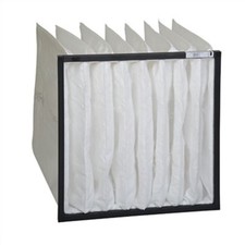 Filtro tascabile in mezzo filtrante sintetico. Telaio in plastica. F9,360 mm lunghezza
