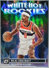 2023-2024 Optic Basketball White-Hot Rookies Bilal Coulibaly Purple Prizm