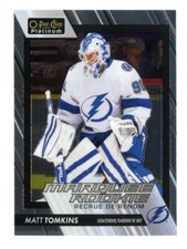 2023-24 O-Pee-Chee Platinum Matt Tomkins #287 Rookie RC
