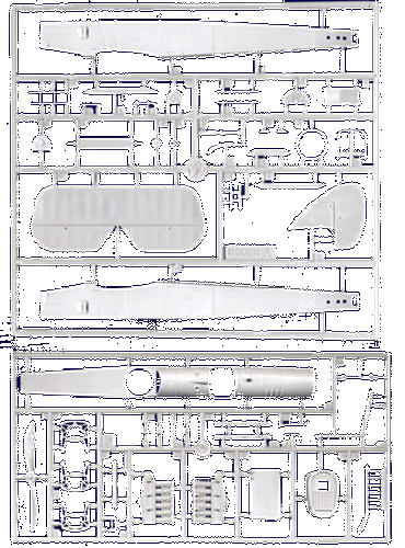 1/48 Airco (de Havilland) DH4 w/Puma Roden 430 Plastic Model kit - Picture 2 of 13
